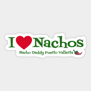 I love nachos Sticker